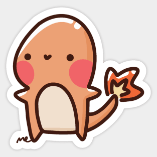 kawaii fan art Sticker